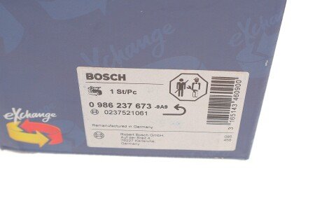 Трамблер (распределитель зажигания) bosch 0986237673