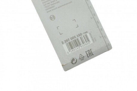 Щетка стеклоочистителя (дворник) bosch 3397005160