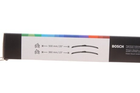 Двірники (щітки склоочисника) 500 мм bosch 3397014095