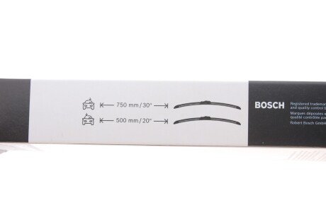 Дворники (щетки стеклоочистителя) 500 мм bosch 3397014077