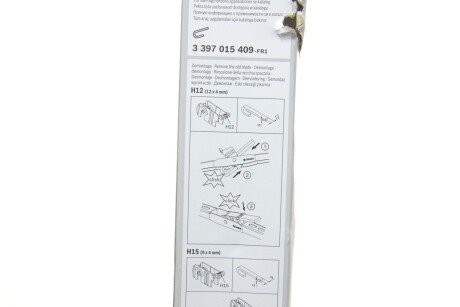 Дворники (щетки стеклоочистителя) 650 мм bosch 3397015409