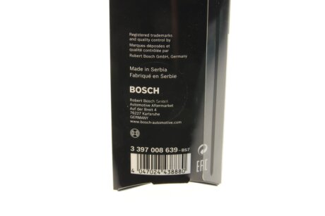 Щетка стеклоочистителя (дворник) bosch 3397008639