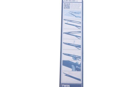 Дворники (щетки стеклоочистителя) 650 мм bosch 3397001866