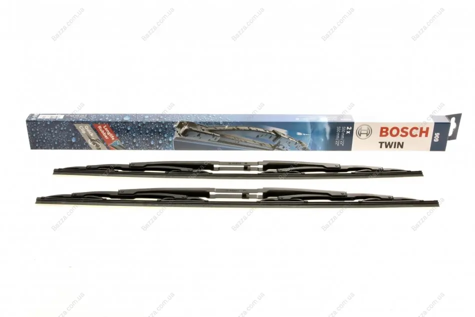 Щетки стеклоочистителя 909S (2x550) AUDI A4/S4 00- Bosch 3 397 001 909 (фото 1)