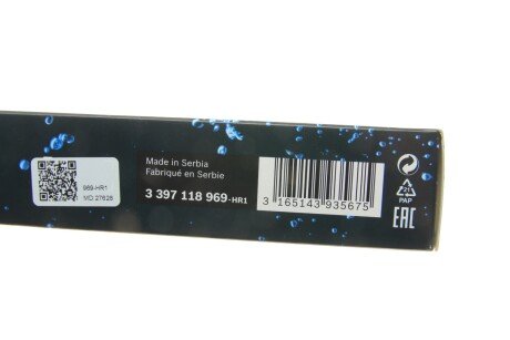 Щетка стеклоочистителя (дворник) bosch 3397118969