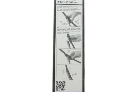 Щетка стеклоочистителя (дворник) bosch 3397118969