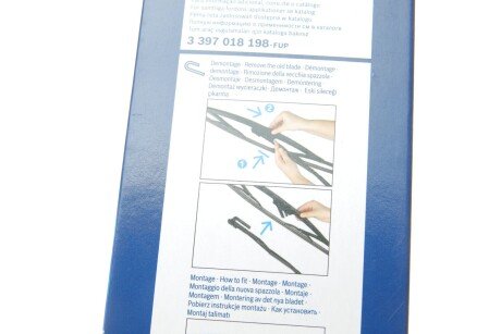 Щітка склоочисника (двірник) bosch 3397018198