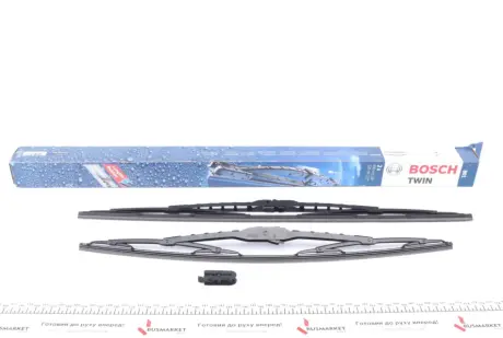 Щетки стеклоочистителя TWIN bosch 3397001801