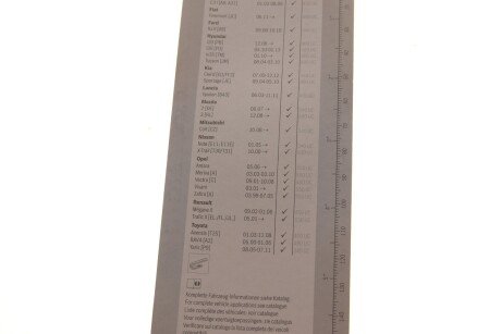 Щетка стеклоочистителя (дворник) bosch 3397011399