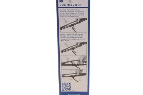 Щетка стеклоочистителя (дворник) bosch 3397015046