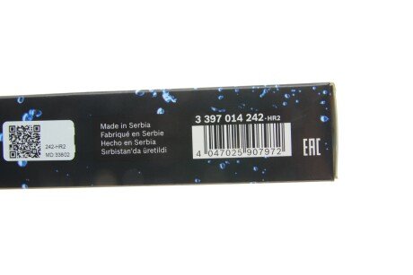 Щетка стеклоочистителя (дворник) bosch 3397014242