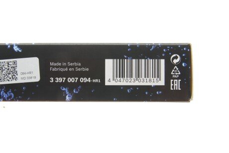 Щітка склоочисника (двірник) bosch 3397007094