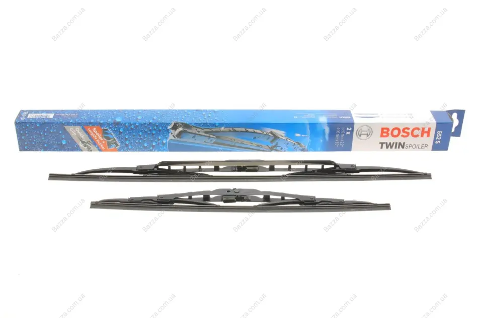 Щітки зі спойлером TWIN 550/400mm (2 шт.) 552S Bosch 3397118427 (фото 1)
