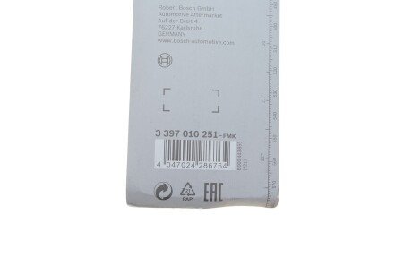 Щетка стеклоочистителя (дворник) bosch 3397010251