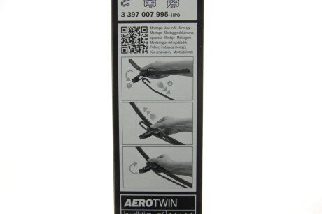 Щетка стеклоочистителя (дворник) bosch 3397007995