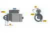 Стартер, 12V 1.1KW bosch 0 001 107 062
