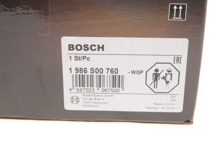 Стартер bosch 1986S00760