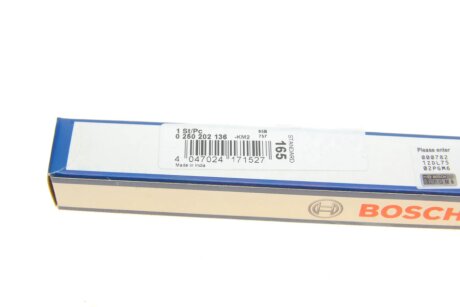 Свічка накалу bosch 0250202136
