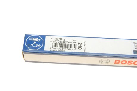 Свеча накала bosch 0250203012