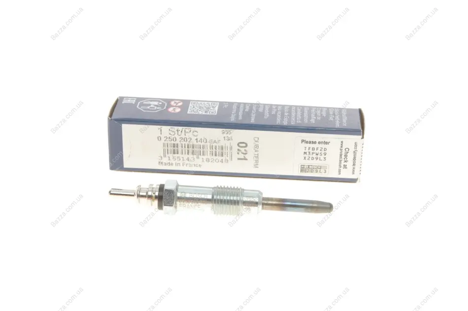 Свеча накаливания GLP021 MB SPRINTER, VARIO 95-00 (пр-во BOSCH) bosch 0 250 202 140