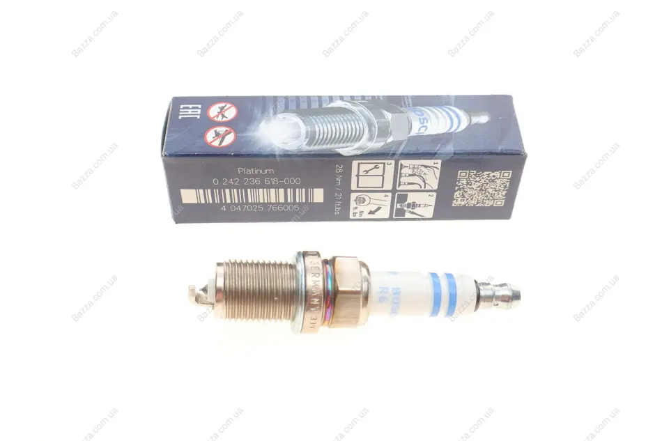Свеча зажигания FR7DPP30T SINGLE PLATINUM (RENAULT, FIAT) (пр-во BOSCH) bosch 0242236618
