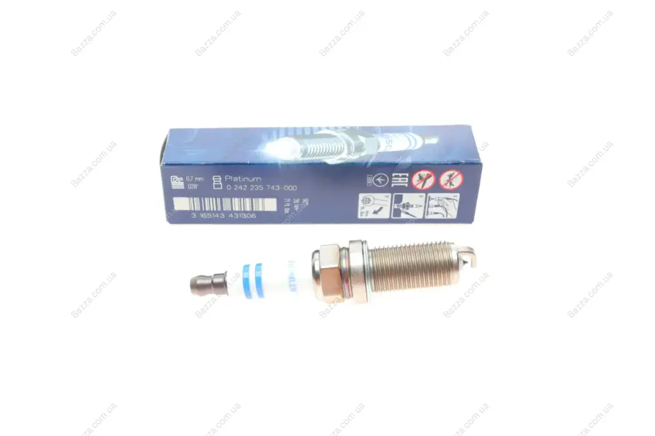 Свеча зажигания FR7MPP10 0,7 Bosch 0 242 235 743 (фото 1)