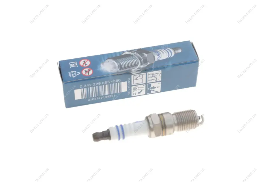 Свеча зажигания HR8DCE NICKEL (MB) (пр-во BOSCH) Bosch 0 242 229 655 (фото 1)