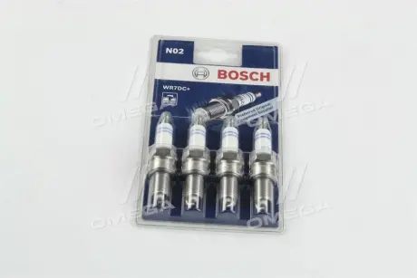 Свеча зажигания WR7DC NICKEL 4шт. (пр-во BOSCH) bosch 0242235988 Хонда Прелюд