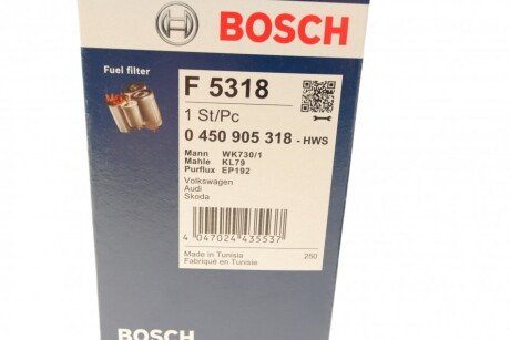 Топливный фильтр bosch 0450905318