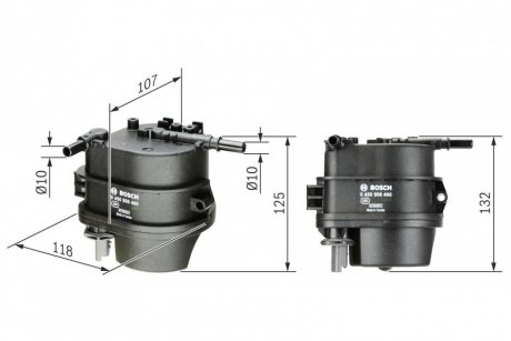 Паливний фільтр bosch 0450906460