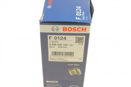 Топливный фильтр bosch 0986450124