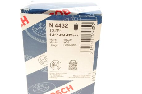 Топливный фильтр bosch 1457434432