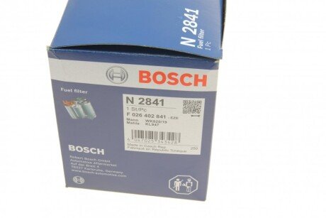 Паливний (топливный) фільтр bosch F 026 402 841