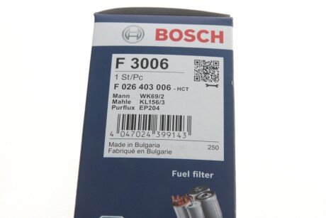 Паливний фільтр bosch F026403006