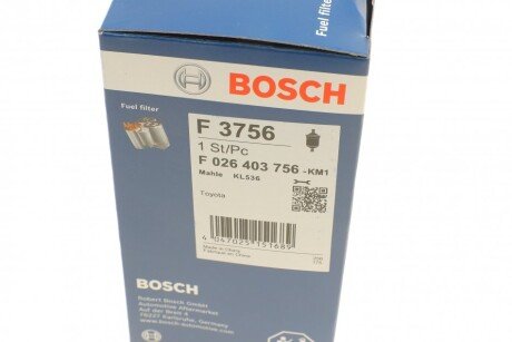 Паливний (топливный) фільтр bosch F026403756