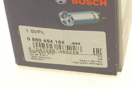 Топливный насос bosch 0580454168