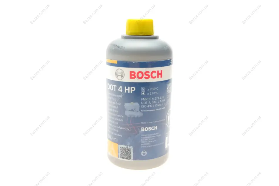 Тормозная жидкость 0.5л (DOT 4 HP) bosch 1 987 479 112