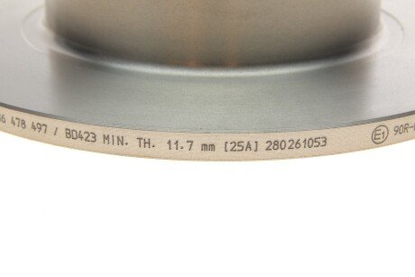 Тормозной диск bosch 0986478497