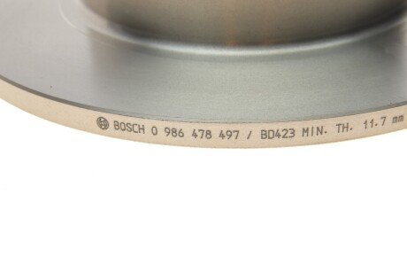 Тормозной диск bosch 0986478497