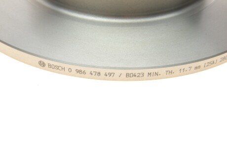 Тормозной диск bosch 0986478497