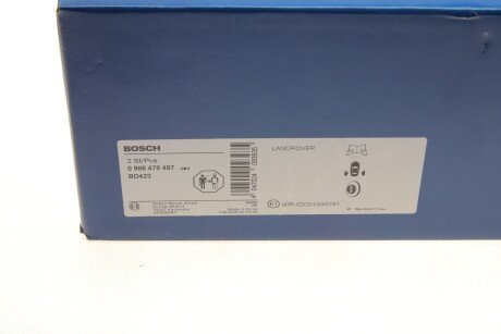 Тормозной диск bosch 0986478497