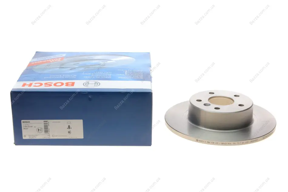Тормозной диск bosch 0986478497