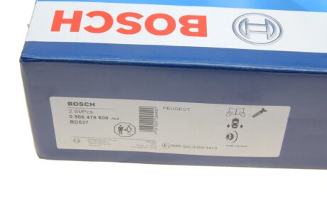 Тормозной диск bosch 0986478608