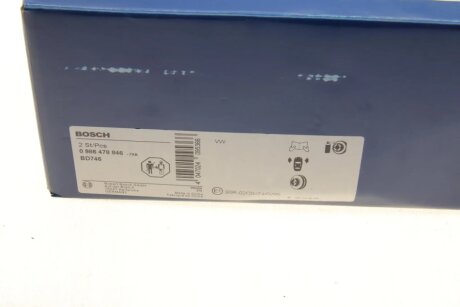 Тормозной диск bosch 0986478846