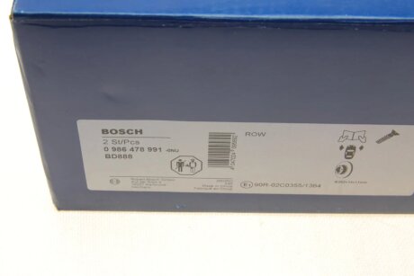 Гальмівний диск bosch 0986478991
