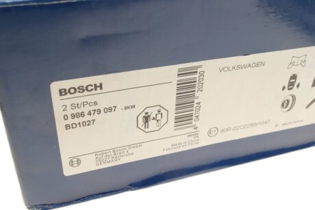 Тормозной диск bosch 0986479097