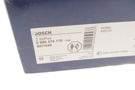 Гальмівний диск bosch 0986479170