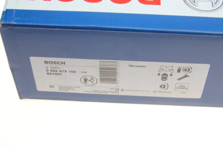 Гальмівний диск bosch 0986479185