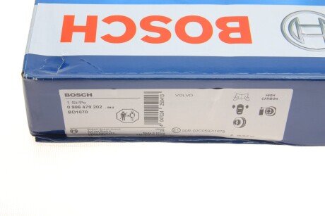 Тормозной диск bosch 0986479202