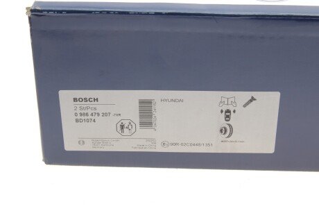 Тормозной диск bosch 0986479207